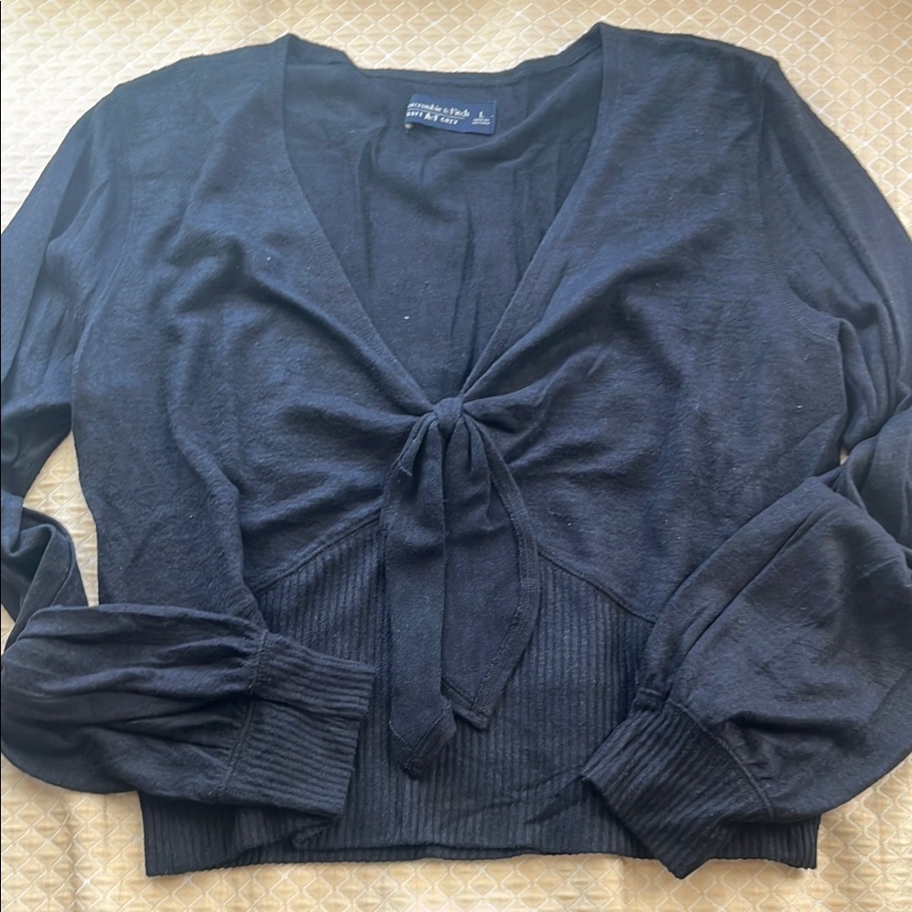 Front Tie Women's Sweater